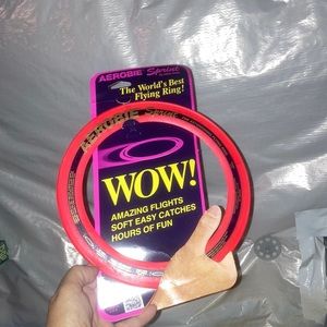 New WOW! Flying Ring Frisbee Catch Ring